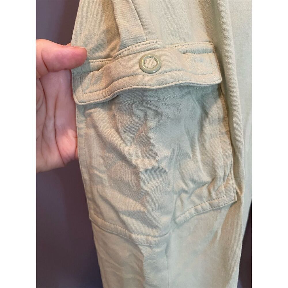 3/$15 Anybody Women's Leisure Pants M Green Elastic Waist Casual Relaxed Fit - Picture 3 of 9